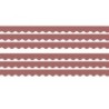 Teacher Created Resources® Deep Rose Scalloped Border Trim, 35 Feet Per Pack, 6 Packs