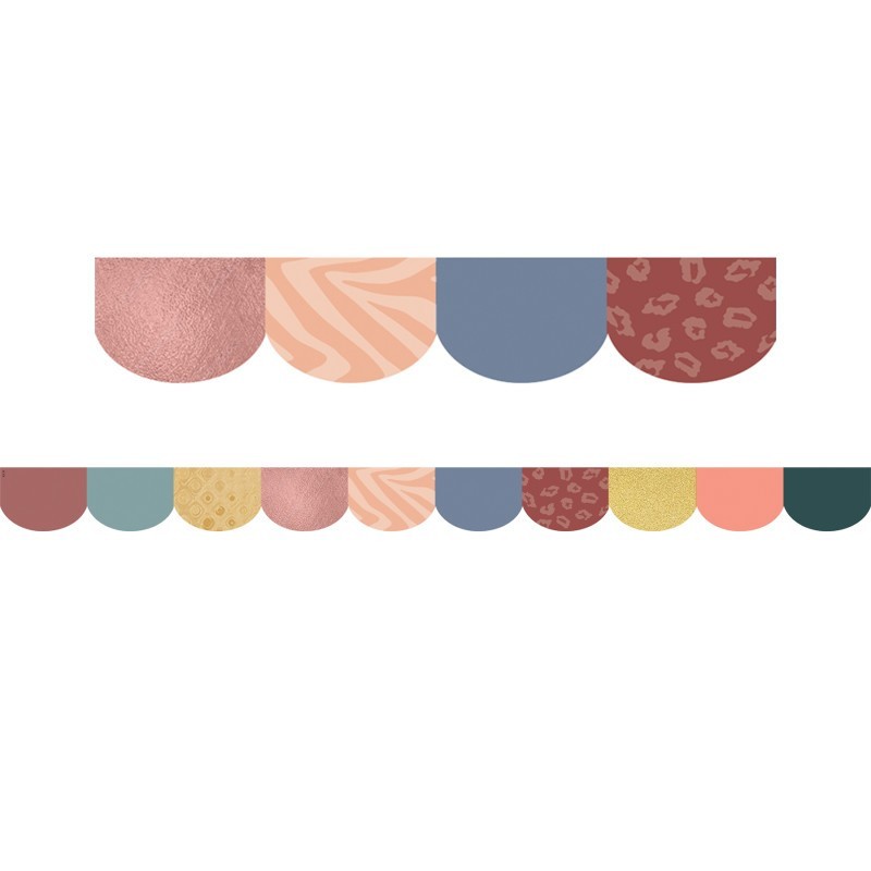 Teacher Created Resources® Wonderfully Wild Scalloped Die-Cut Border Trim