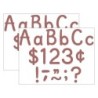 Teacher Created Resources® Deep Rose 4" Modern Classic Letters Combo Pack, 257 Pieces Per Pack, 2 Packs