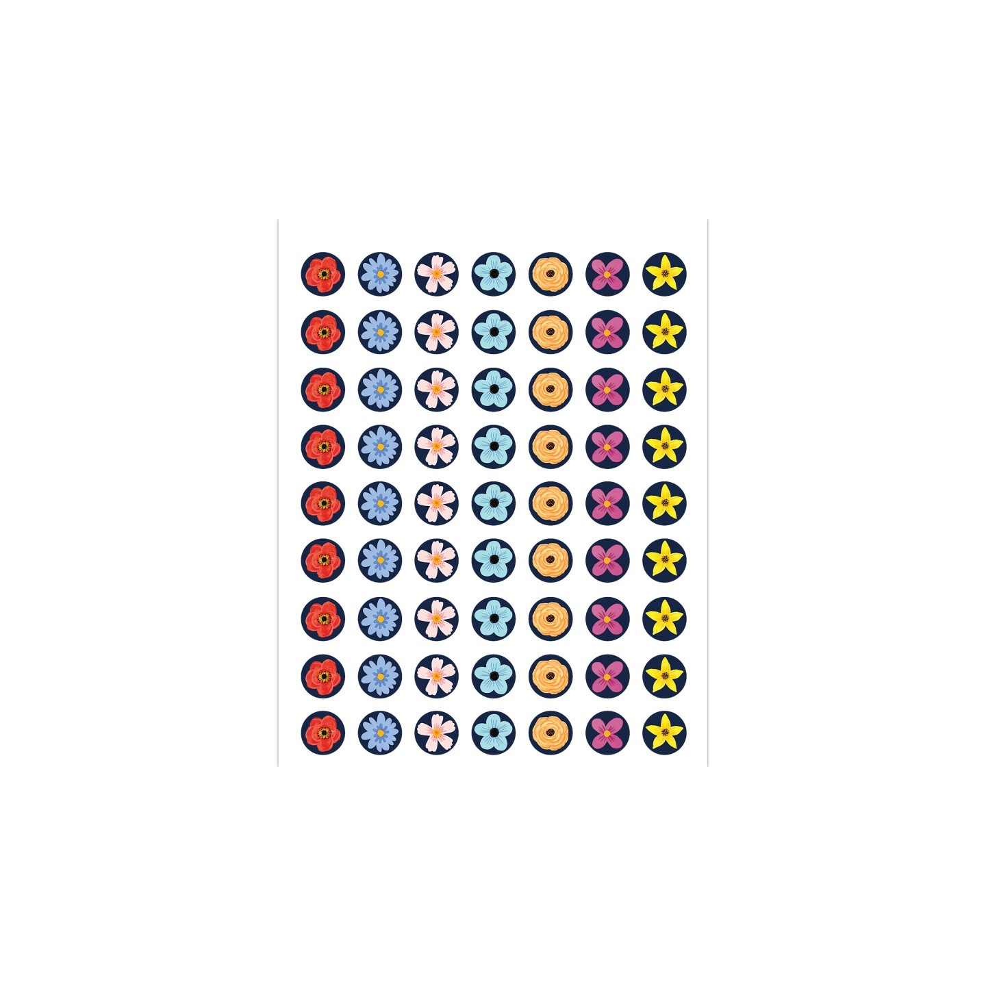 Teacher Created Resources® Wildflowers Mini Stickers, Pack of 378