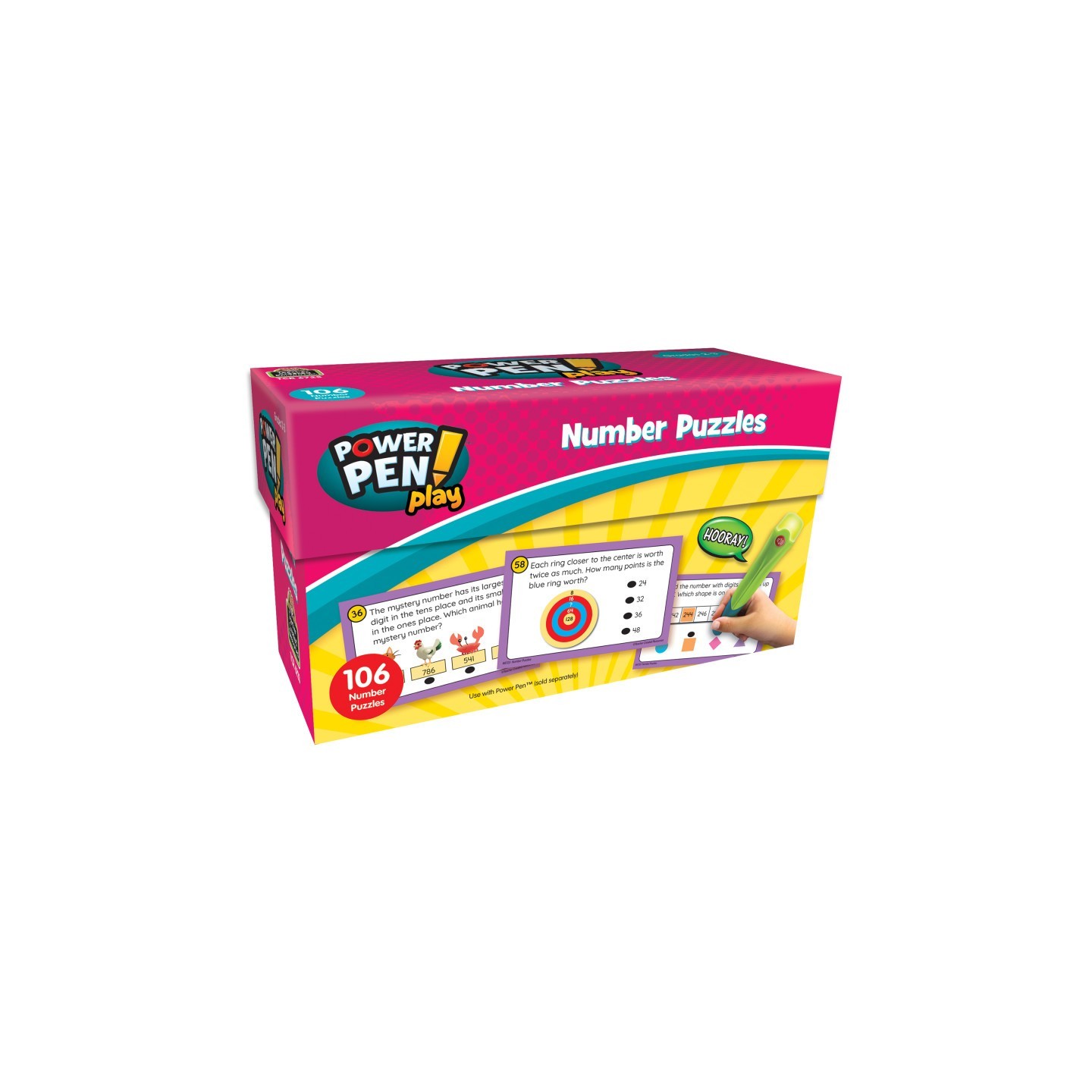 Teacher Created Resources® Power Pen® Play: Number Puzzles, Grade 2-3