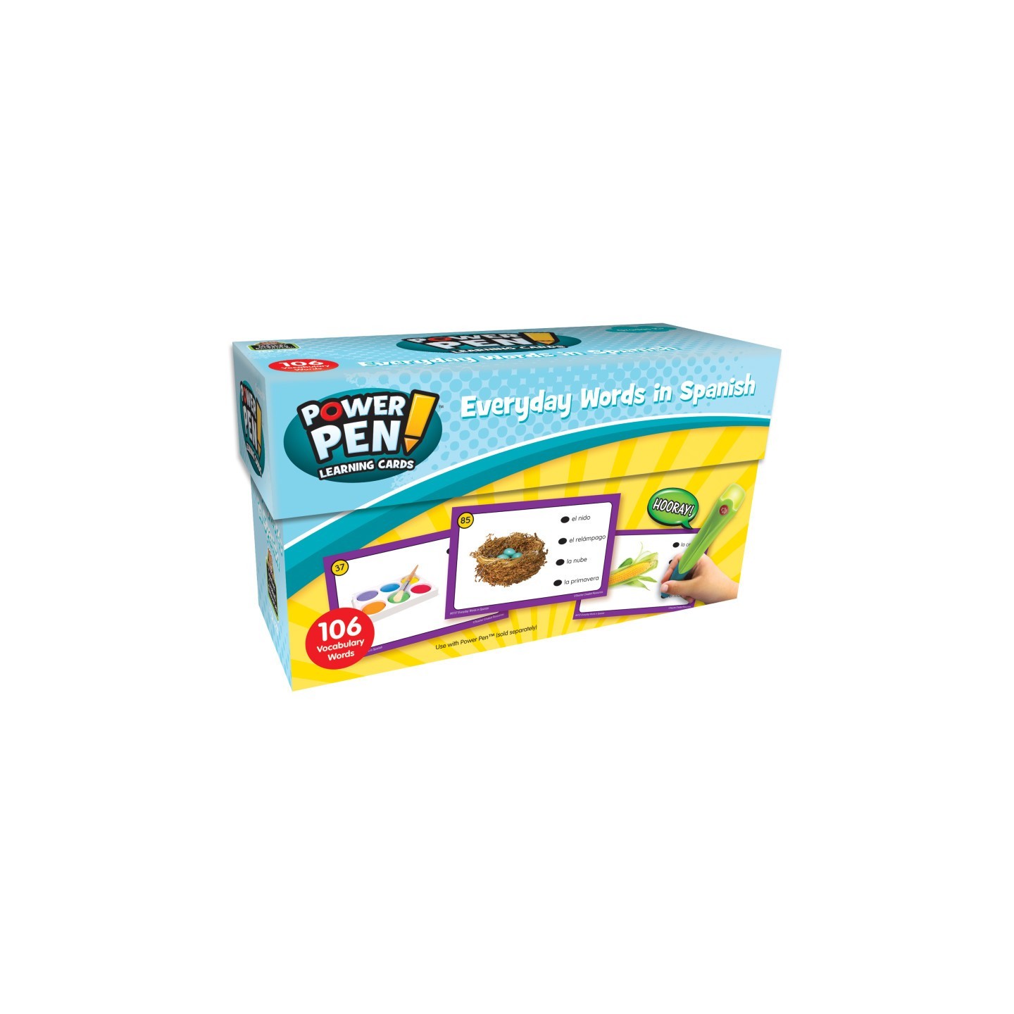 Teacher Created Resources® Power Pen® Learning Cards: Everyday Words in Spanish