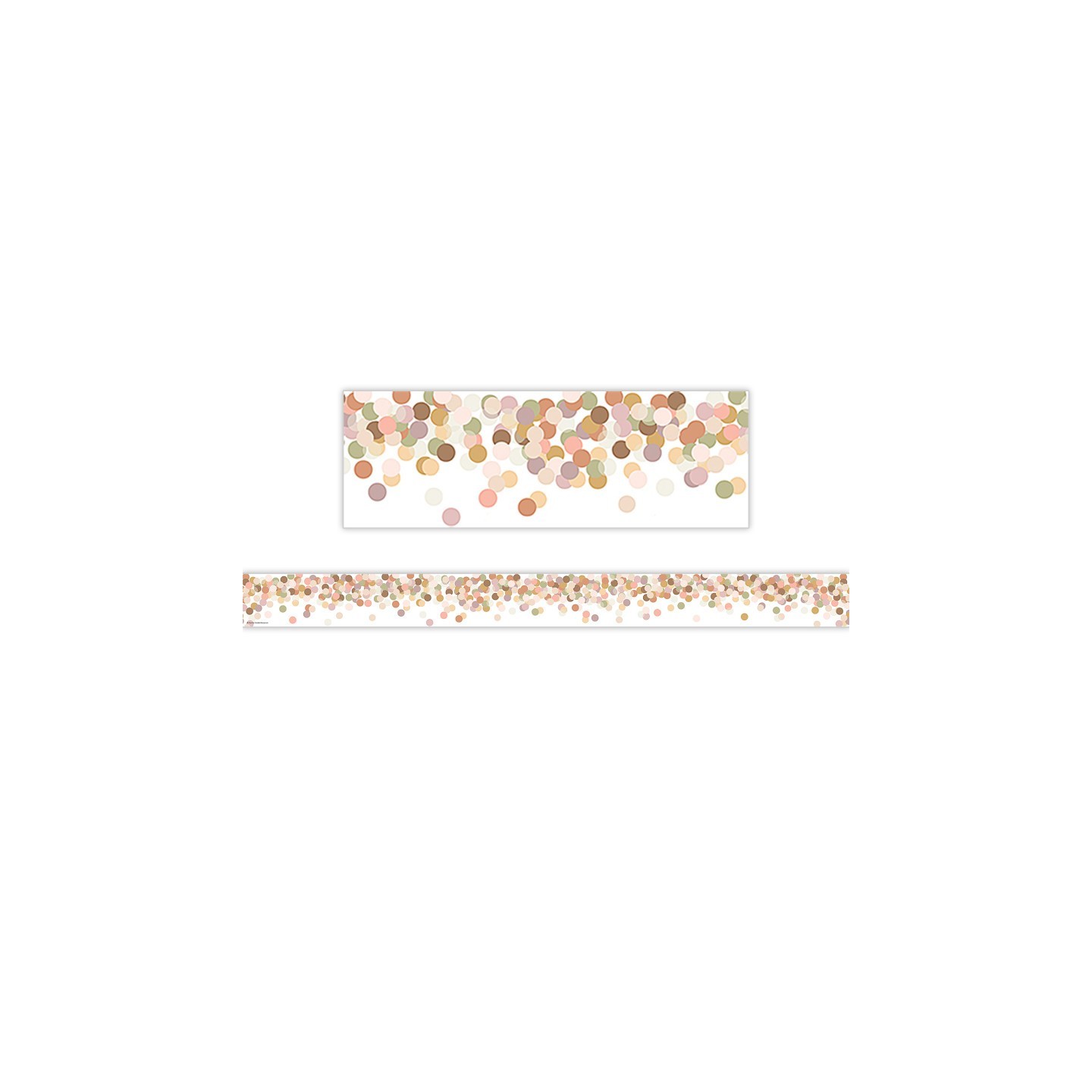 Teacher Created Resources® Calming Confetti Straight Border Trim, 35 Feet