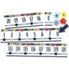 Teacher Created Resources® Wildflowers Number Line (-20 to +120) Bulletin Board Set, 24 Pieces