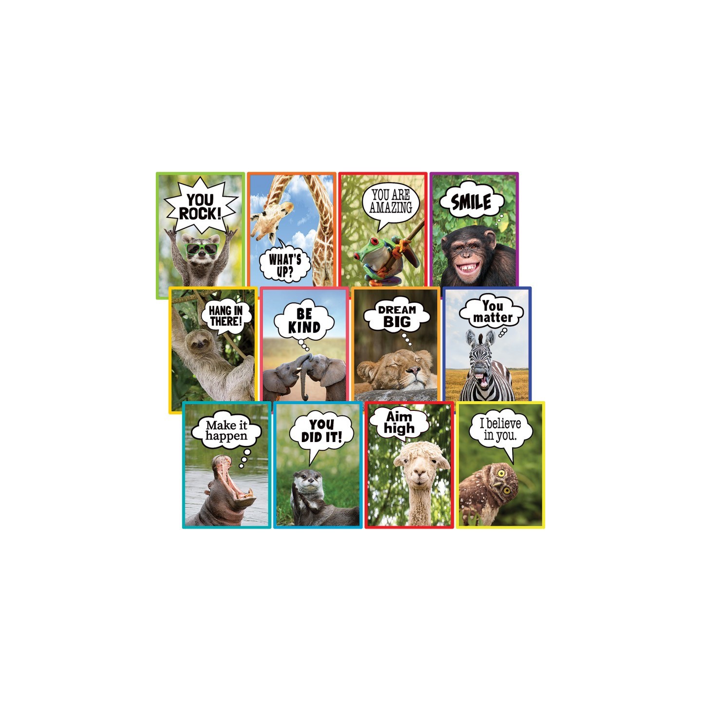Teacher Created Resources® Go Wild Animals Small Poster Pack