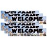 Teacher Created Resources® Go Wild Animals Welcome Banner, 8" x 39", Pack of 6