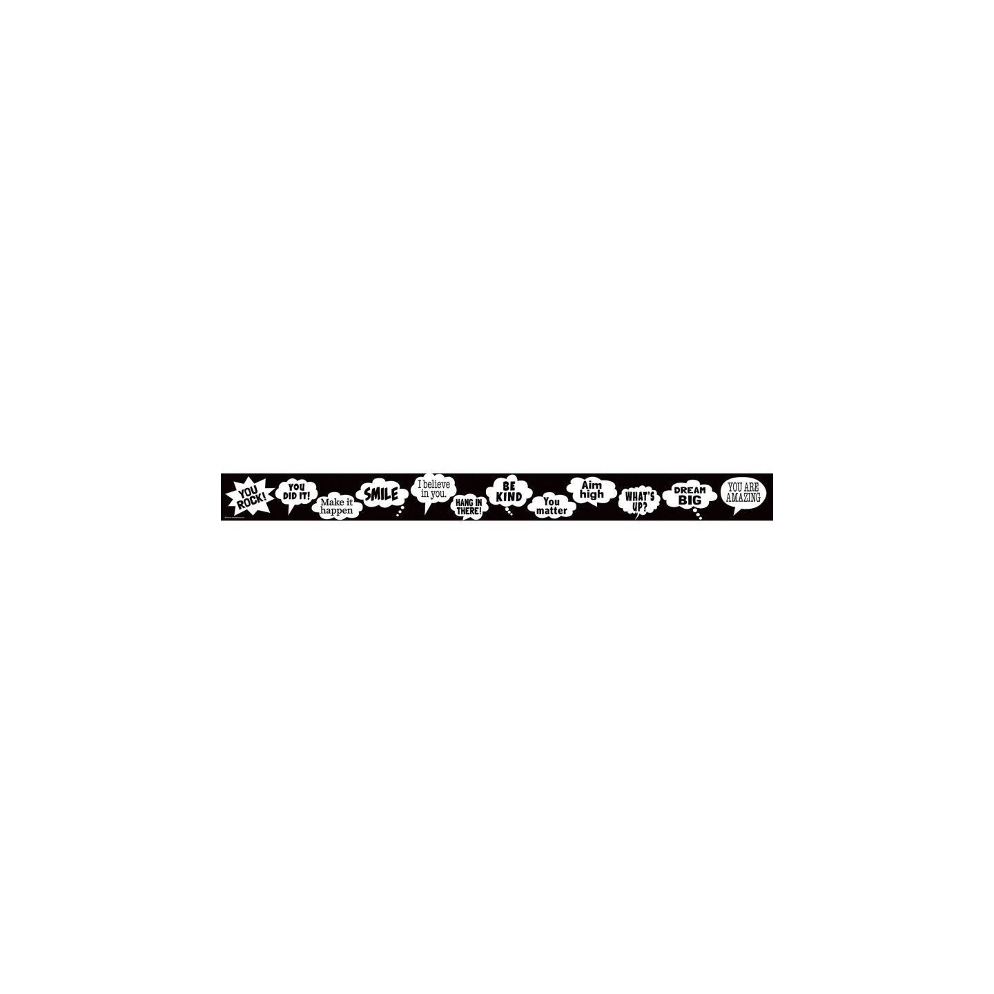 Teacher Created Resources® Speech Bubbles Straight Border Trim, 35 Feet