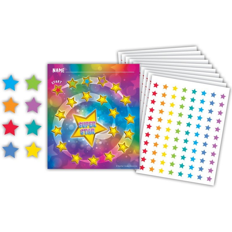 Teacher Created Resources® Treasure Hunt Reward Trackers with Stickers