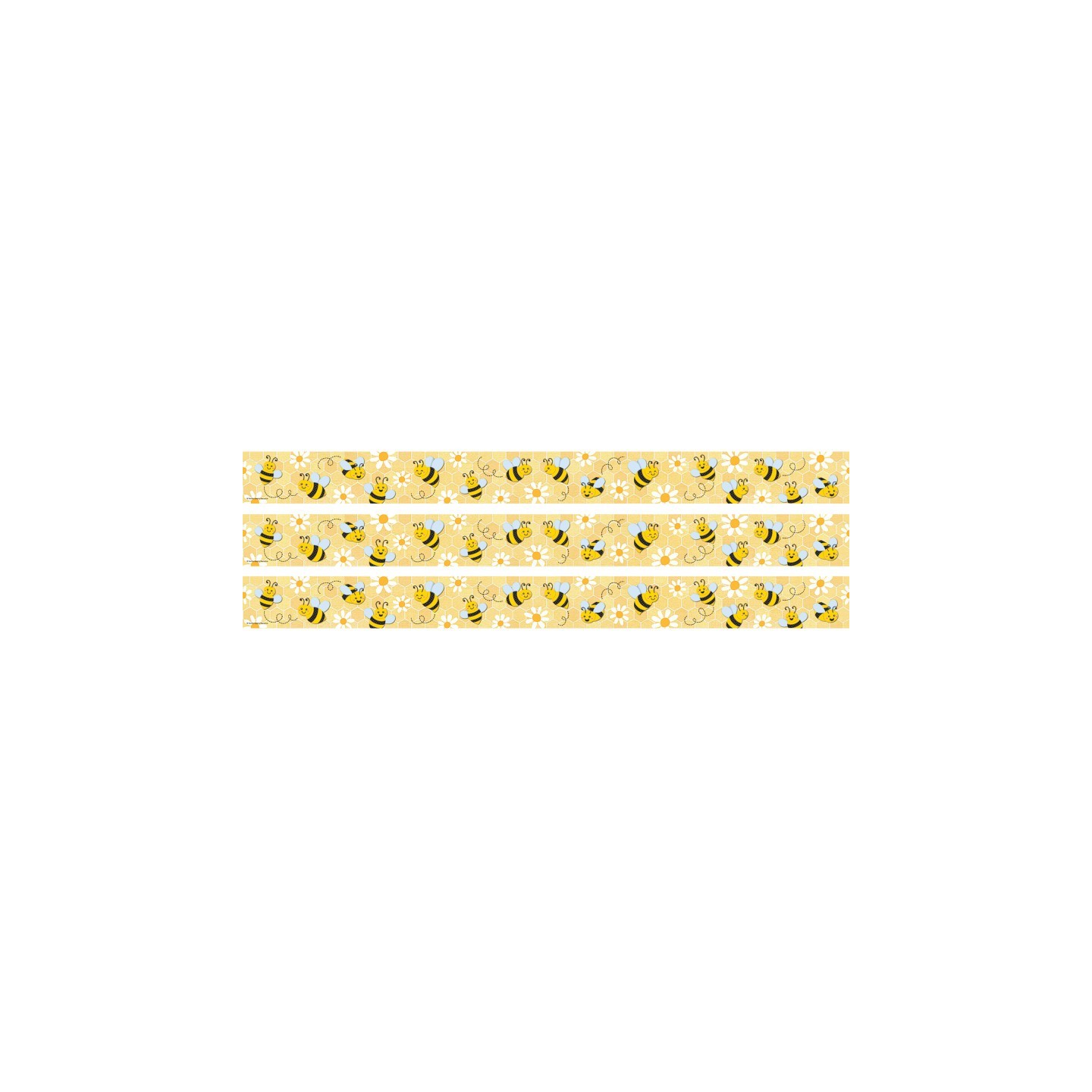 Teacher Created Resources® Buzzing Bees Straight Border Trim, 35 Feet Per Pack, 3 Packs