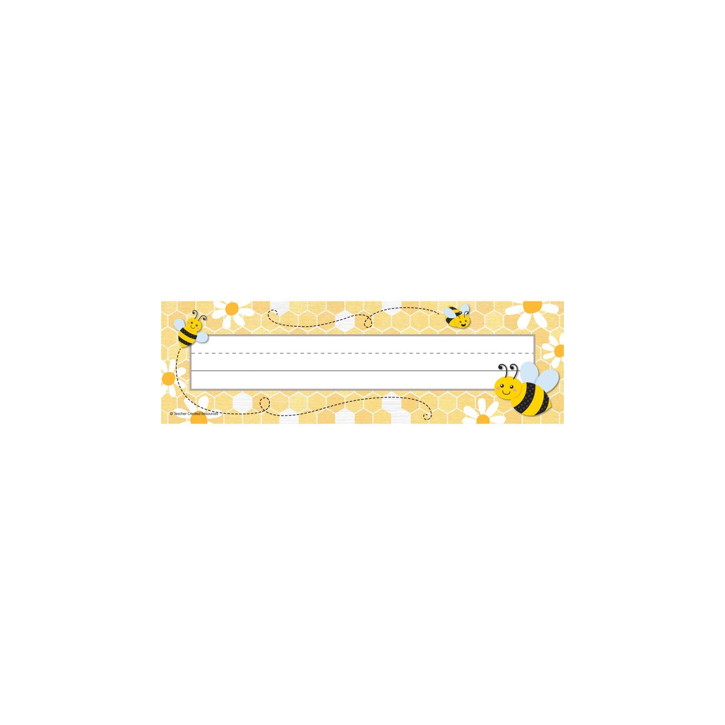 Teacher Created Resources® Buzzing Bees Flat Name Plates, Pack of 36
