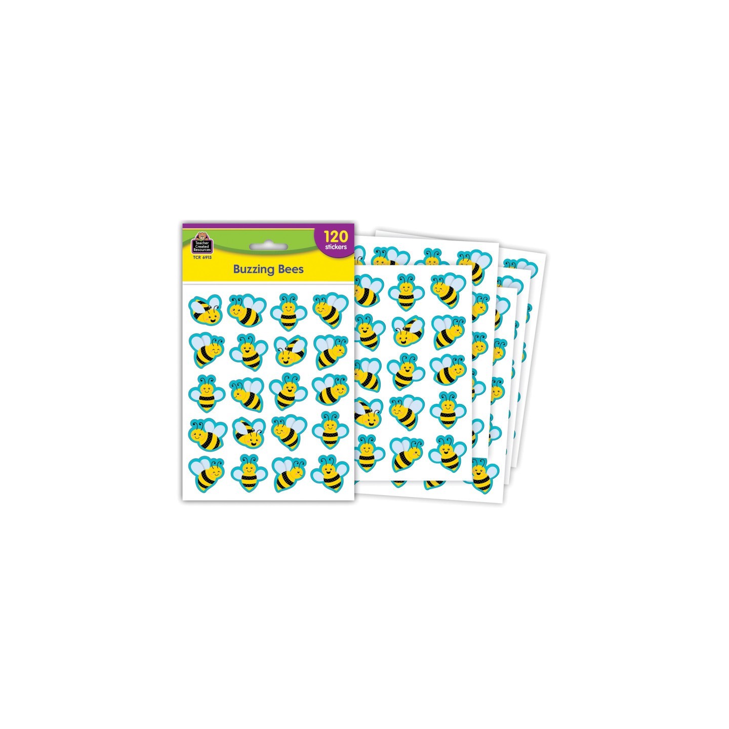 Teacher Created Resources® Buzzing Bees Stickers, Pack of 120