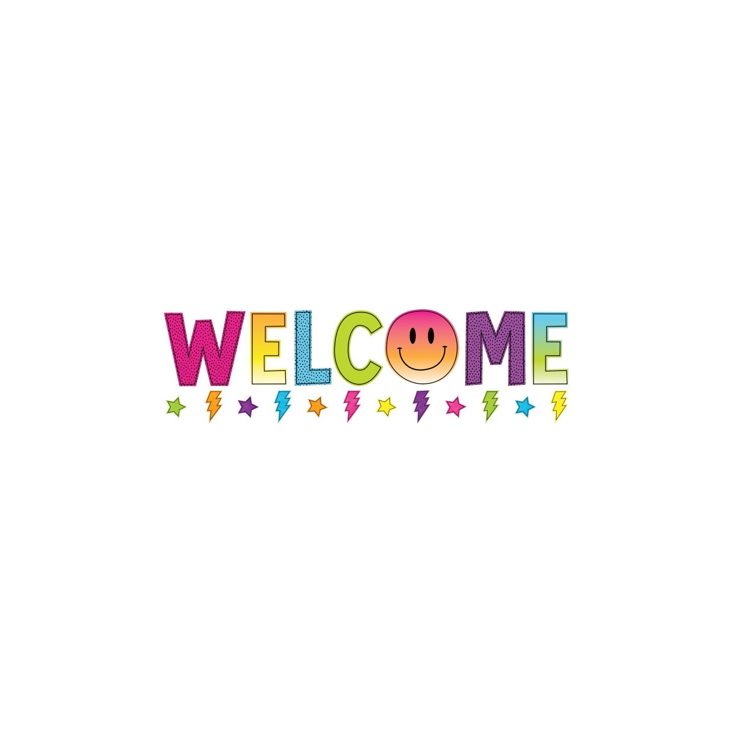 Teacher Created Resources® Brights 4Ever Welcome Bulletin Board Set