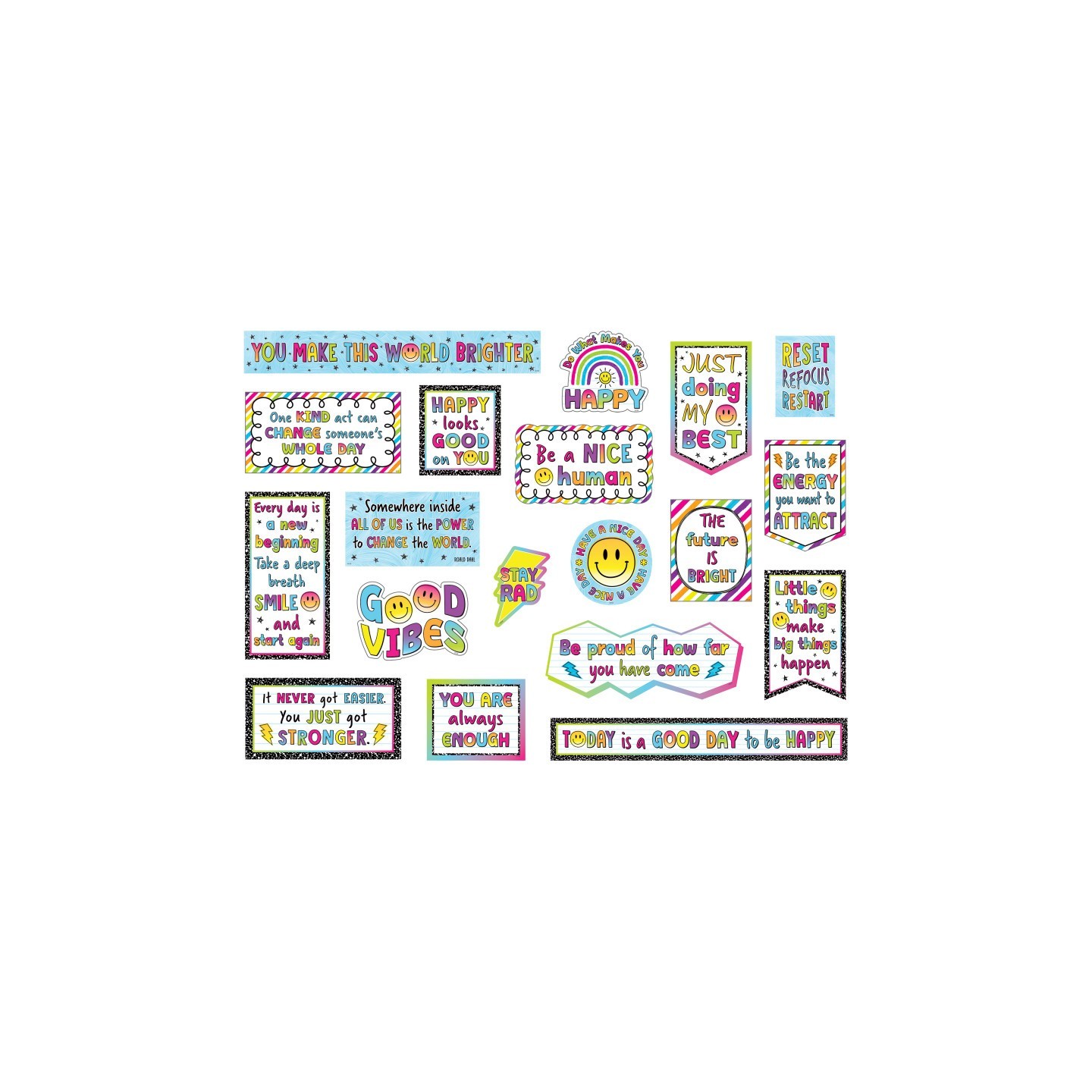 Teacher Created Resources® Brights 4Ever Mini Bulletin Board Set
