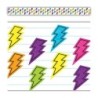 Teacher Created Resources® Brights 4Ever Lightning Bolts Straight Border Trim, 35 Feet