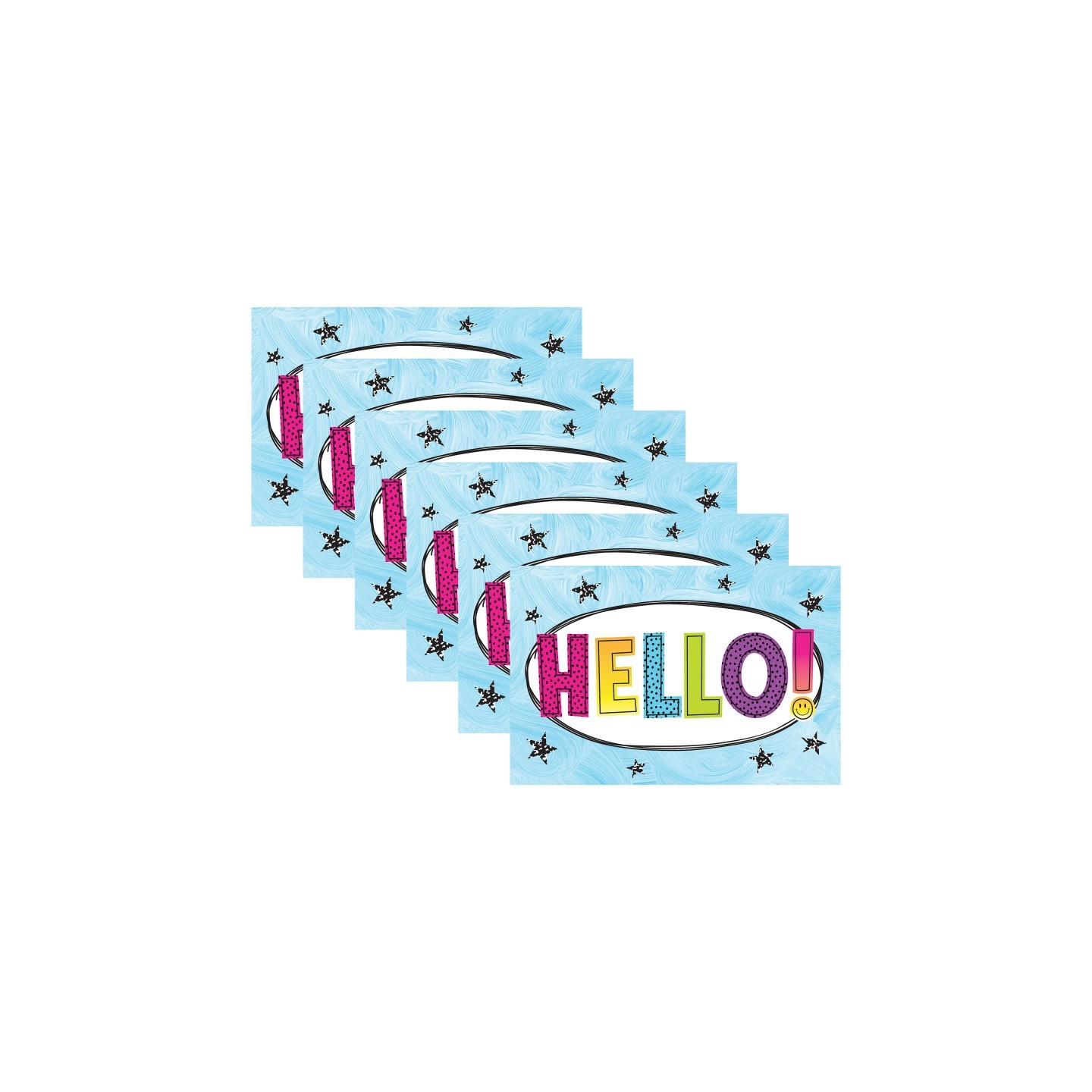 Teacher Created Resources® Brights 4Ever Hello Postcards, 30 Per Pack, 6 Packs