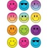 Teacher Created Resources® Brights 4Ever Smiley Faces Mini Accents, 36 Per Pack, 6 Packs
