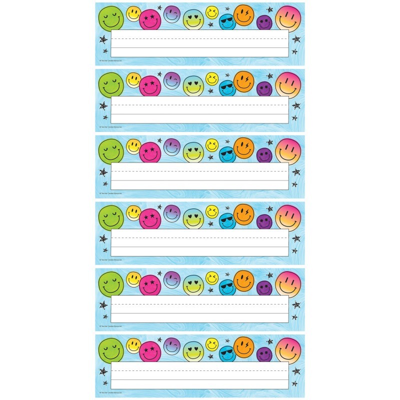 Teacher Created Resources® Brights 4Ever Flat Name Plates, 36 Per Pack, 6 Packs