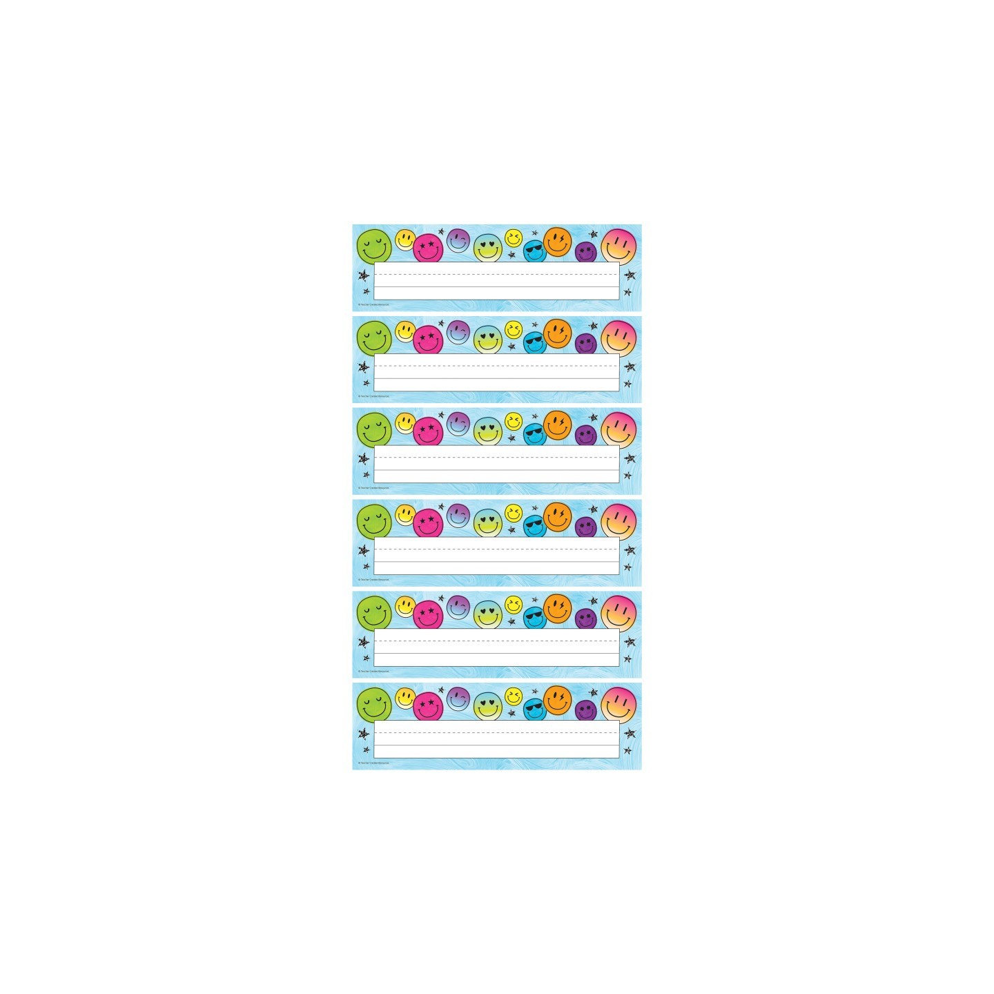 Teacher Created Resources® Brights 4Ever Flat Name Plates, 36 Per Pack, 6 Packs