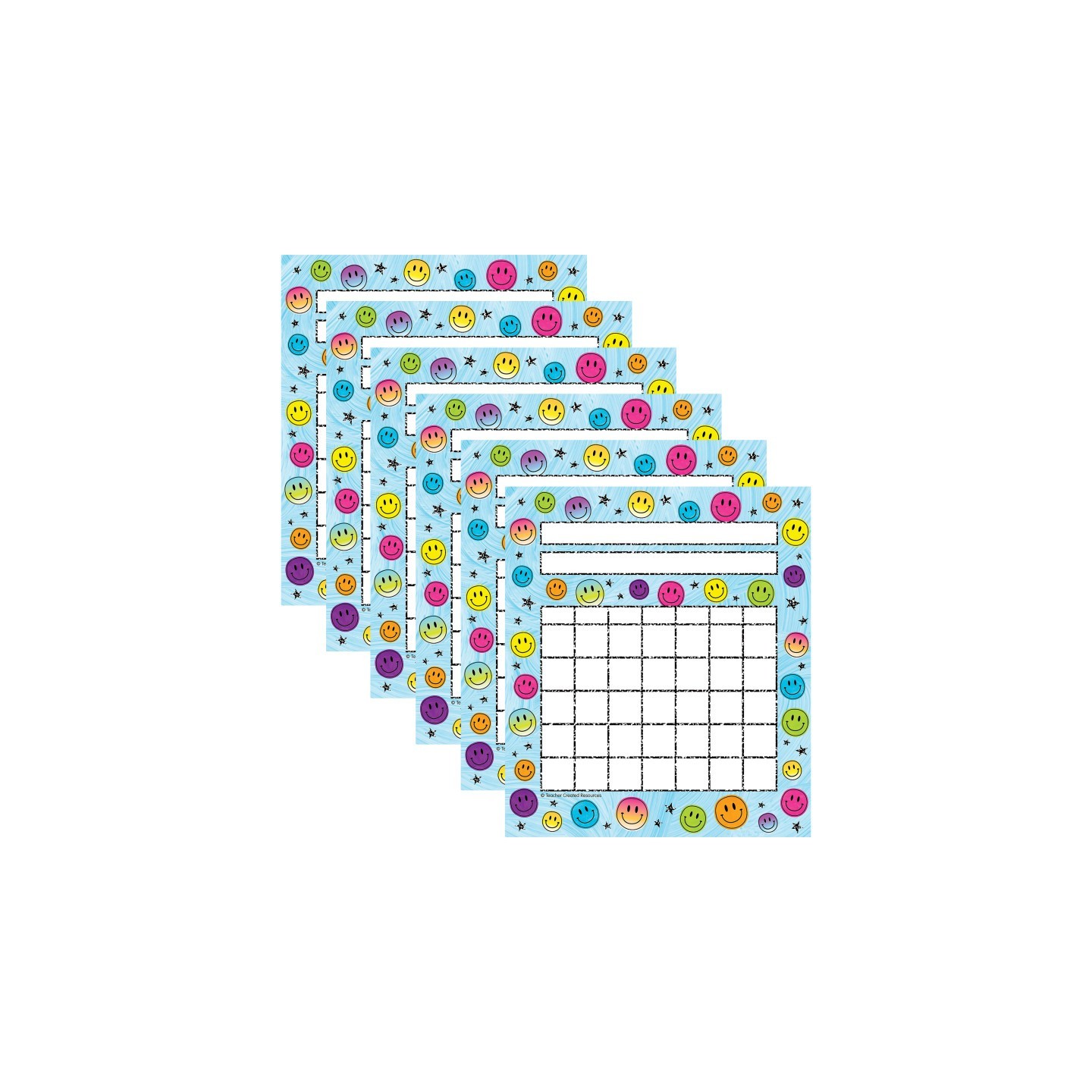 Teacher Created Resources® Brights 4Ever Incentive Charts, 36 Per Pack, 6 Packs