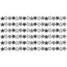 Teacher Created Resources® Black and White Stars Die-Cut Border Trim, 35 Feet Per Pack, 6 Packs