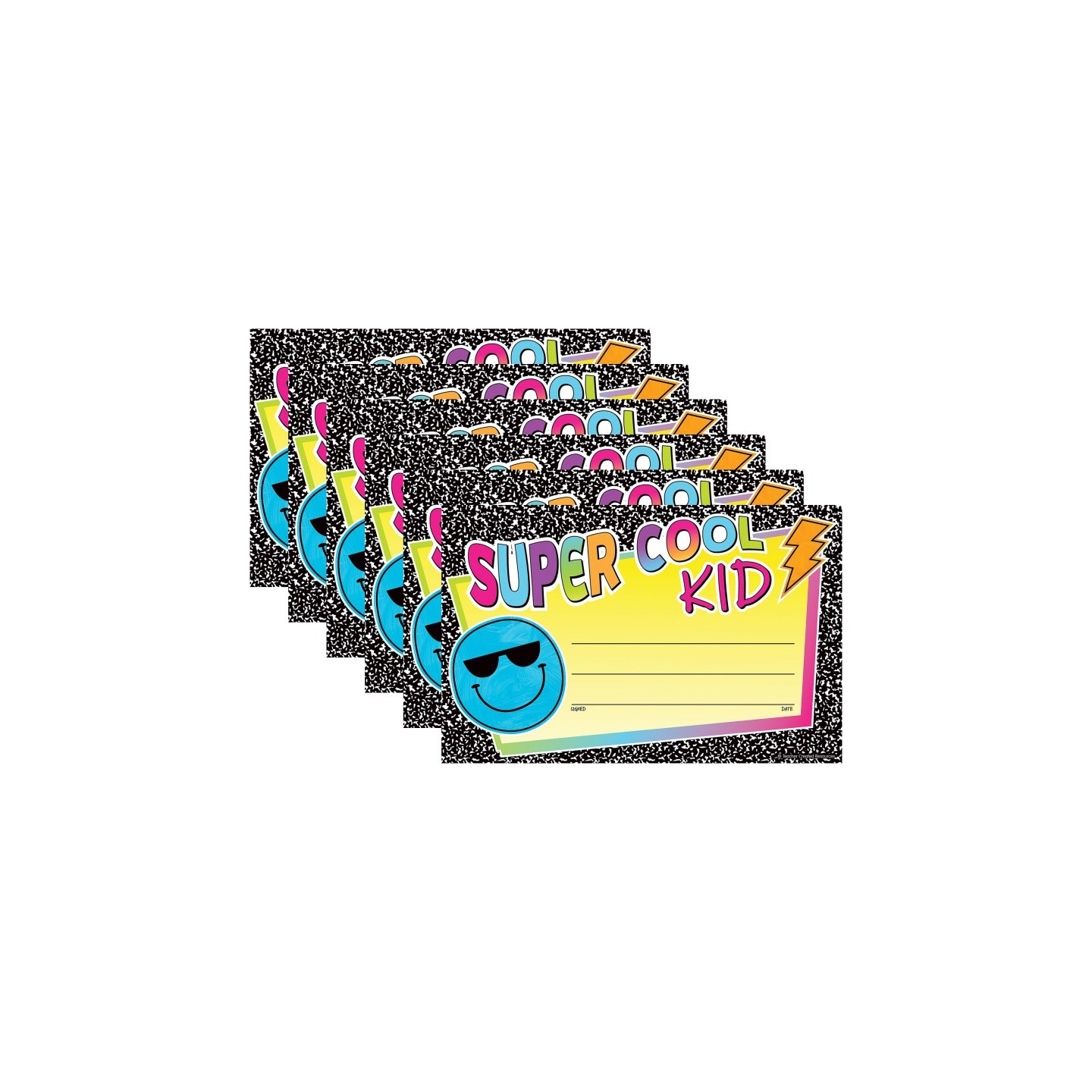 Teacher Created Resources® Brights 4Ever Super Cool Kid Awards, 25 Per Pack, 6 Packs