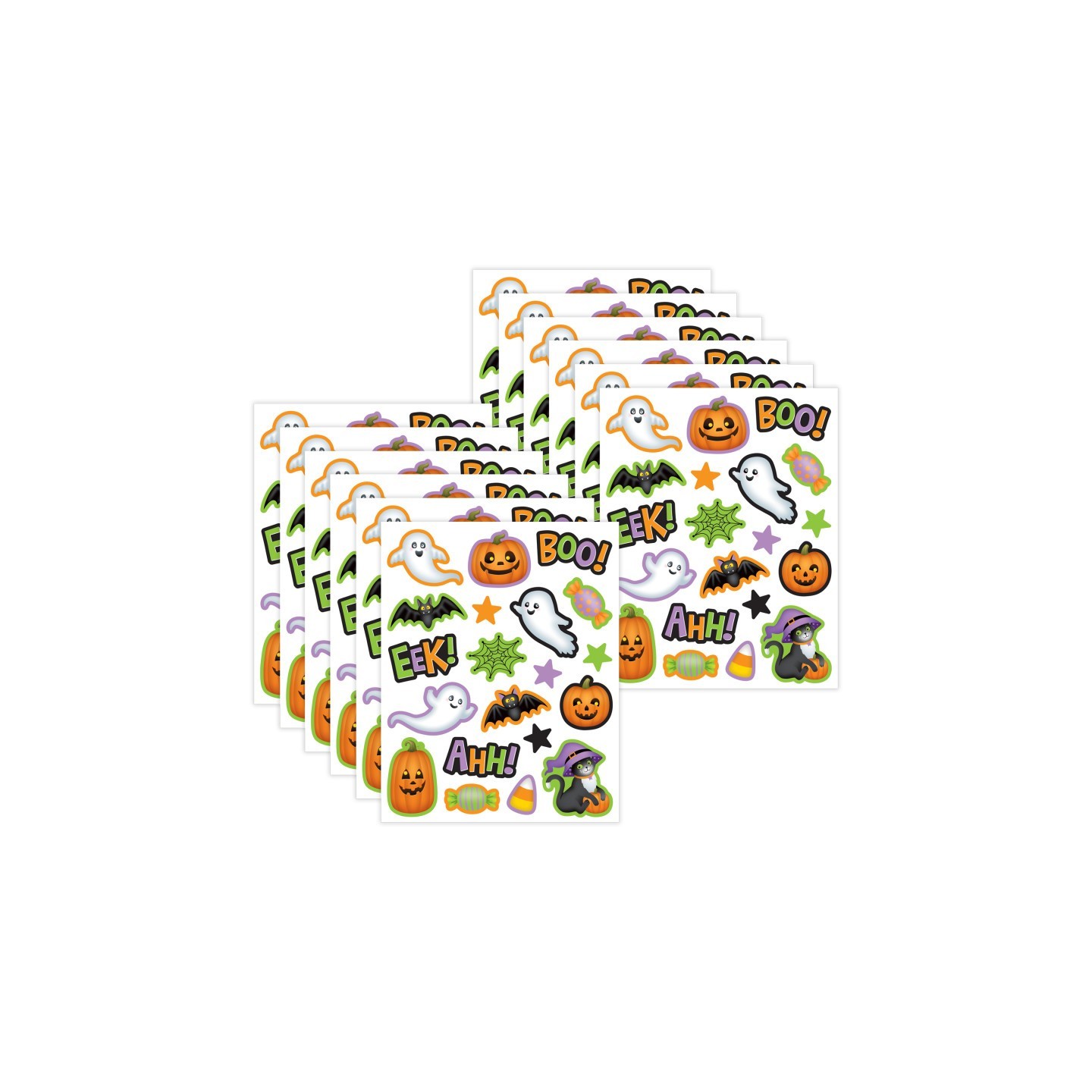 Teacher Created Resources® Halloween Stickers, 120 Per Pack, 12 Packs