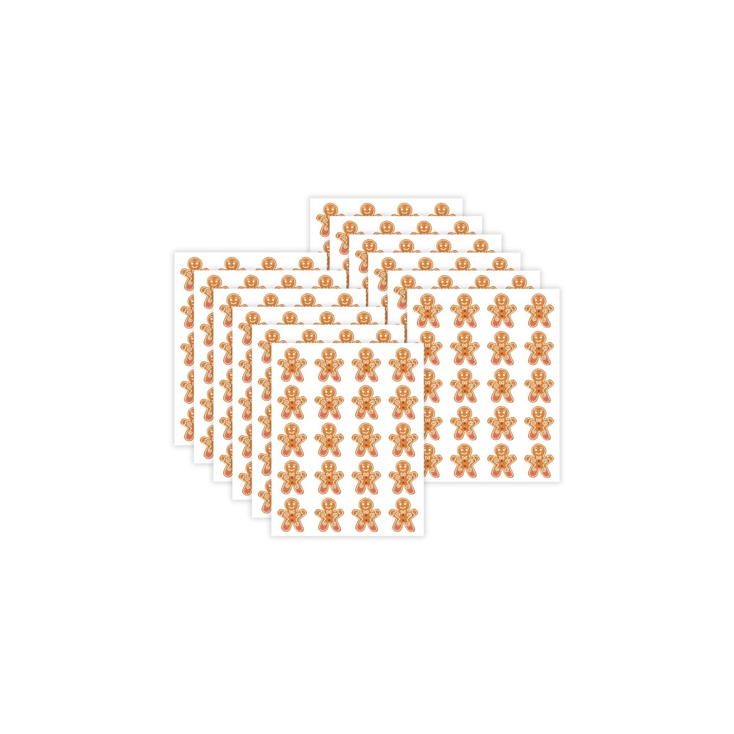 Teacher Created Resources® Gingerbread Cookies Stickers, 72 Per Pack, 12 Packs