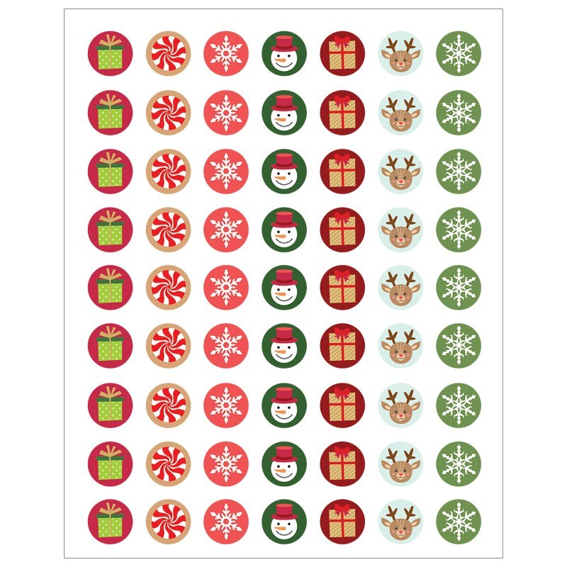 Teacher Created Resources® Winter Holiday Mini Stickers, Pack of 378