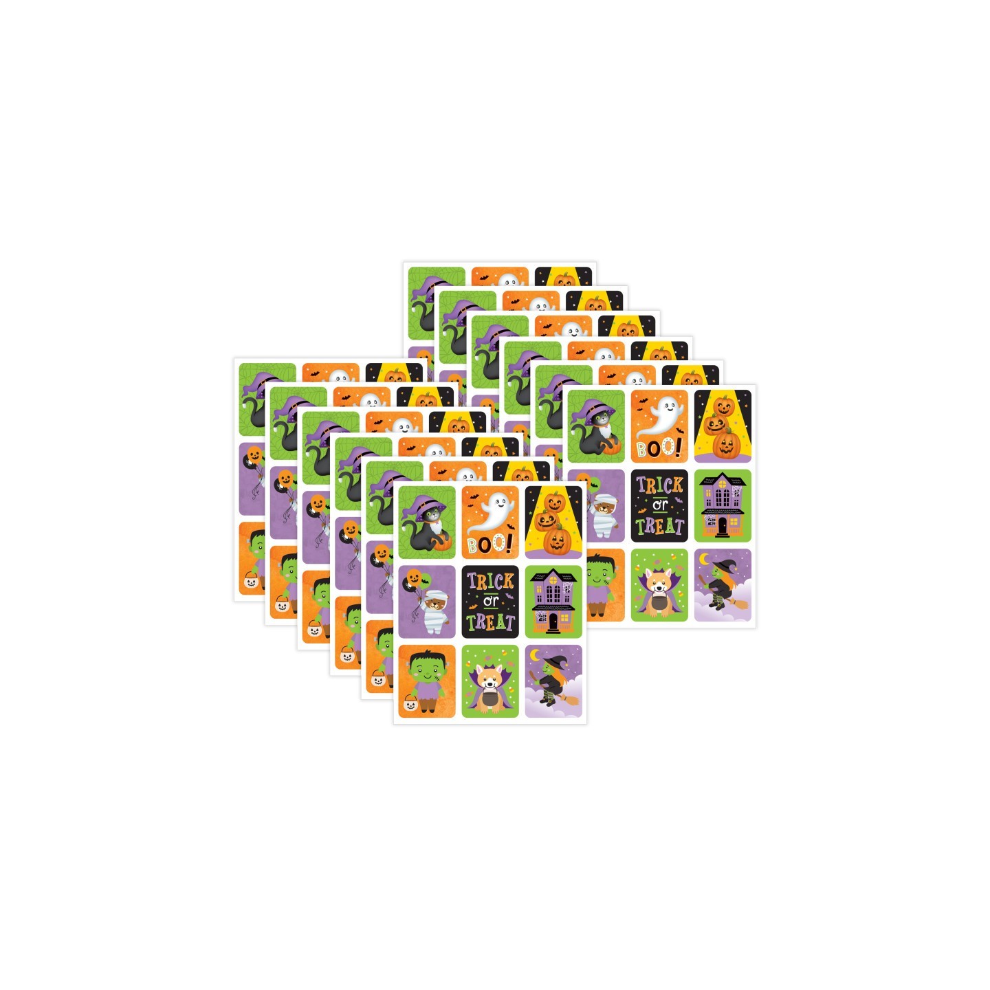 Teacher Created Resources® Large Halloween Stickers, 54 Per Pack, 12 Packs