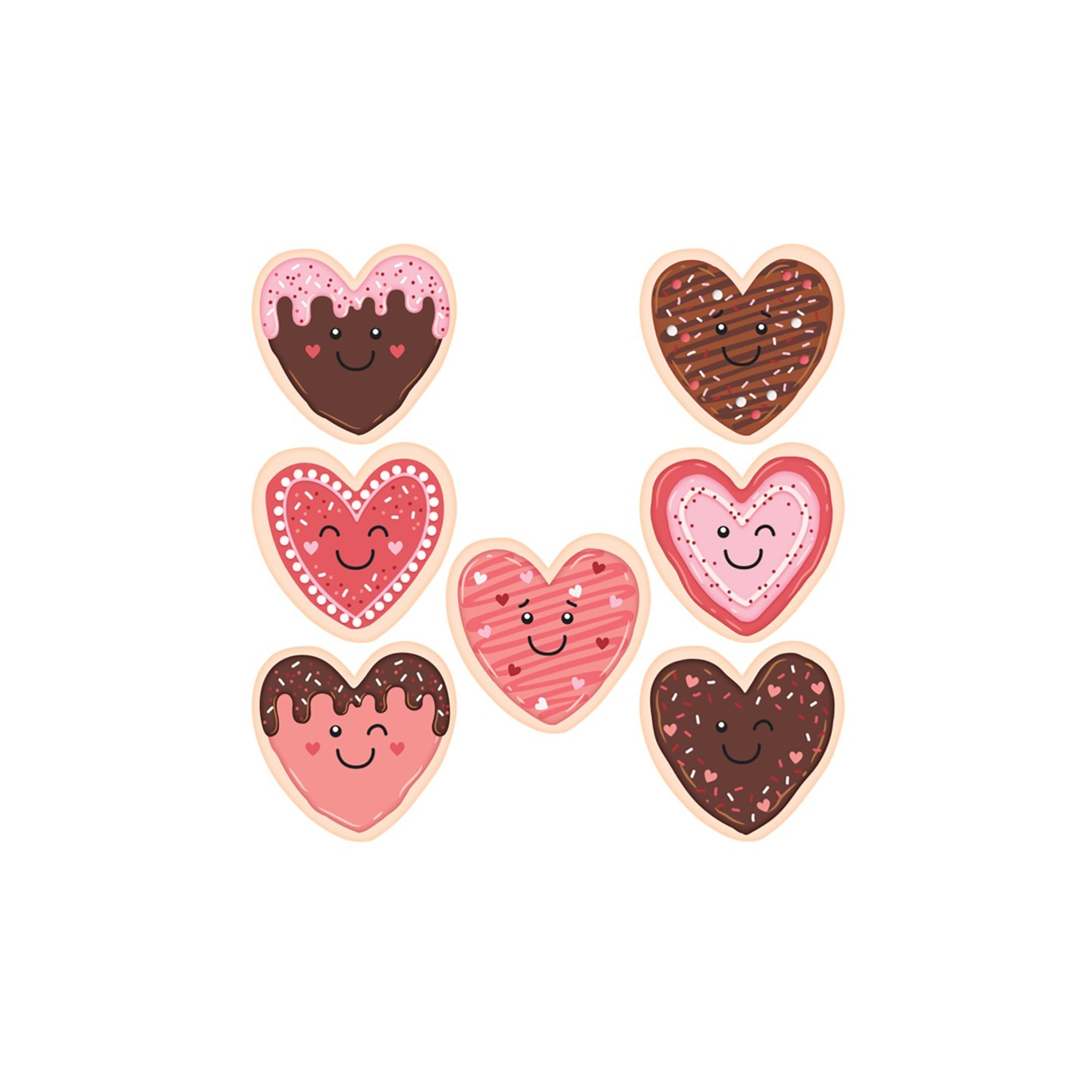 Teacher Created Resources® Frosted Heart Cookies Accents, Pack of 30