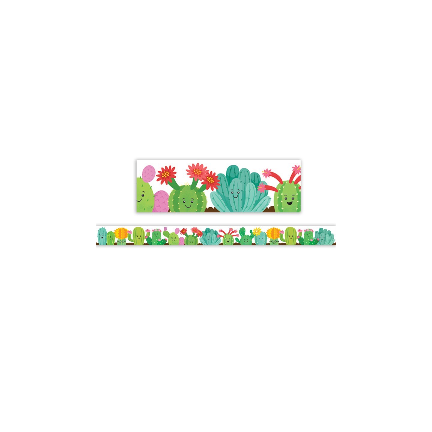 Teacher Created Resources® Happy Cactus Crew Die-Cut Border Trim, 35 Feet