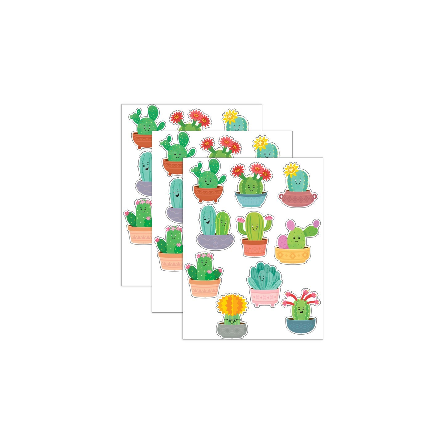 Teacher Created Resources® Happy Cactus Crew Accents, 30 Per Pack, 3 Packs