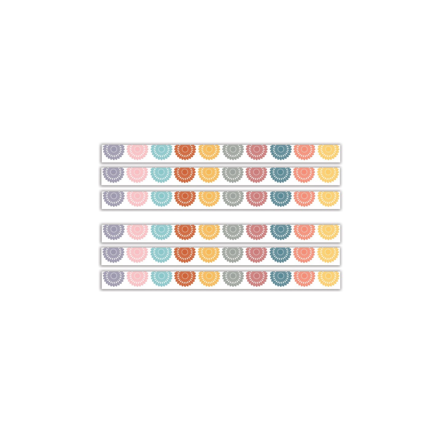 Teacher Created Resources® Happy Cactus Crew Fiesta Die-Cut Border Trim, 35 Feet Per Pack, 6 Packs