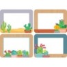 Teacher Created Resources® Happy Cactus Crew Name Tags/Labels - Multi-Pack, 3-1/2" x 2-1/2", Pack of 36