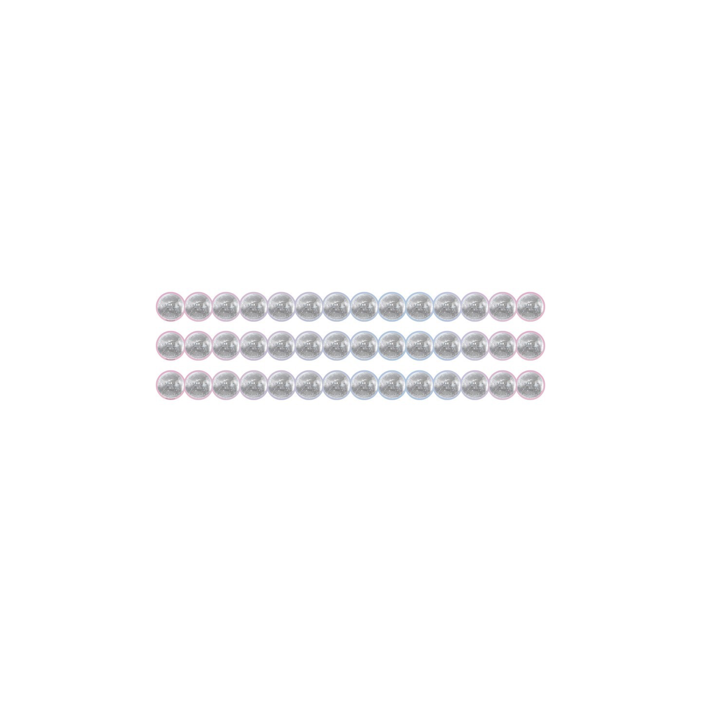 Teacher Created Resources® Disco Balls Die-Cut Border Trim, 35 Feet Per Pack, 3 Packs