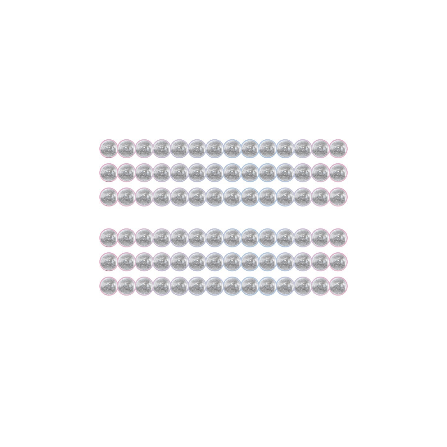 Teacher Created Resources® Disco Balls Die-Cut Border Trim, 35 Feet Per Pack, 6 Packs