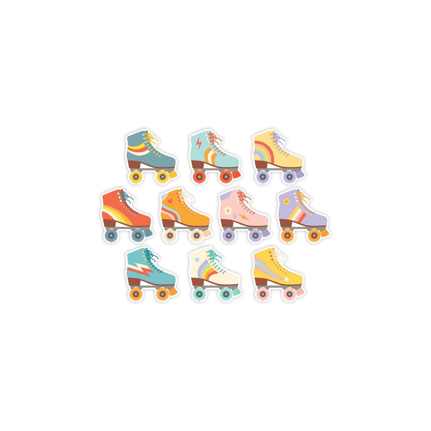 Teacher Created Resources® Roller Disco Skates Accents, Pack of 30