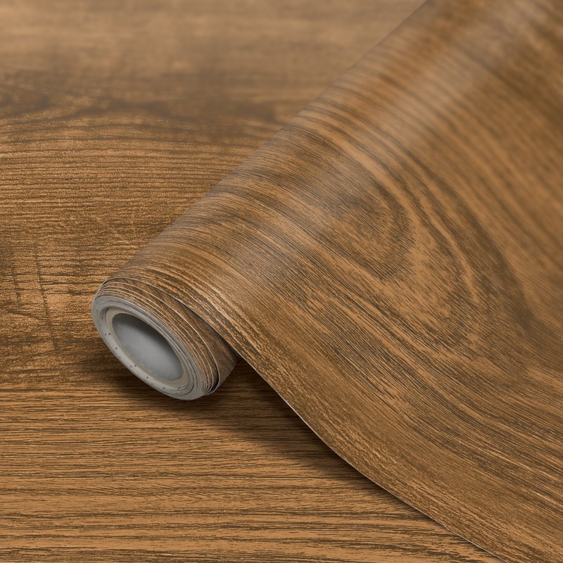 Teacher Created Resources® Peel and Stick Decorative Paper Roll, 17-1/2" x 10 ft, Classic Wood