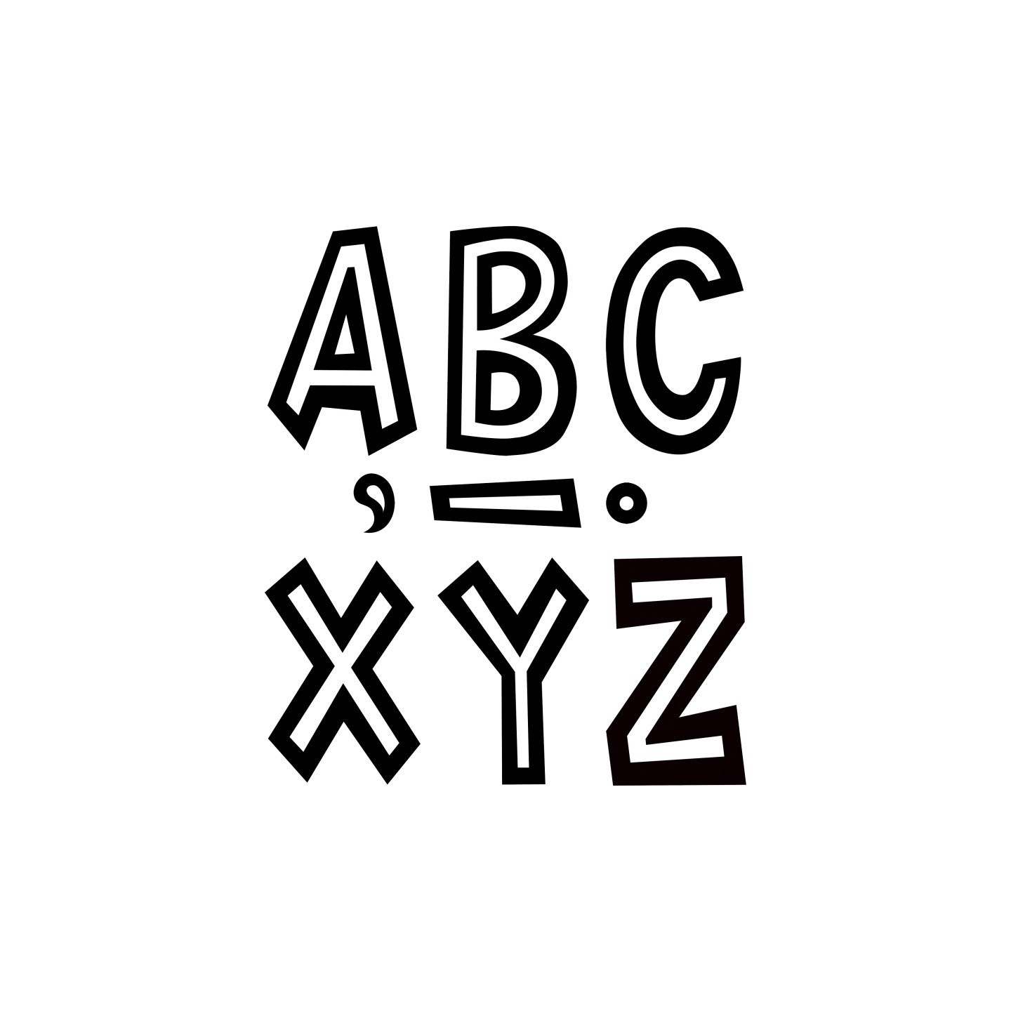Teacher Created Resources® Black and White 7" Fun Font Letters, Pack of 120