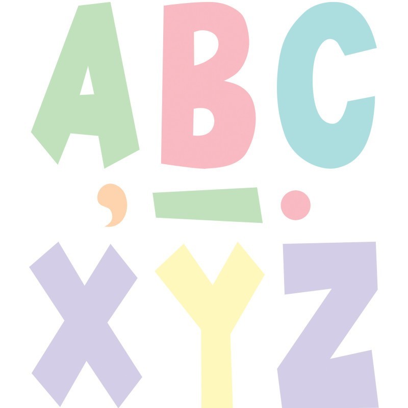 Teacher Created Resources® Pastel Pop 7" Fun Font Letters, Pack of 120