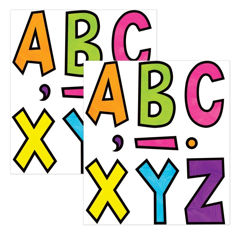 Teacher Created Resources® Brights 4Ever 7" Fun Font Letters, 120 Per Pack, 2 Packs