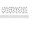 Teacher Created Resources® Black Painted Dots on White Straight Border Trim