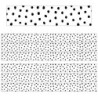 Teacher Created Resources® Black Painted Dots on White Straight Border Trim, 35 Feet Per Pack, 6 Packs