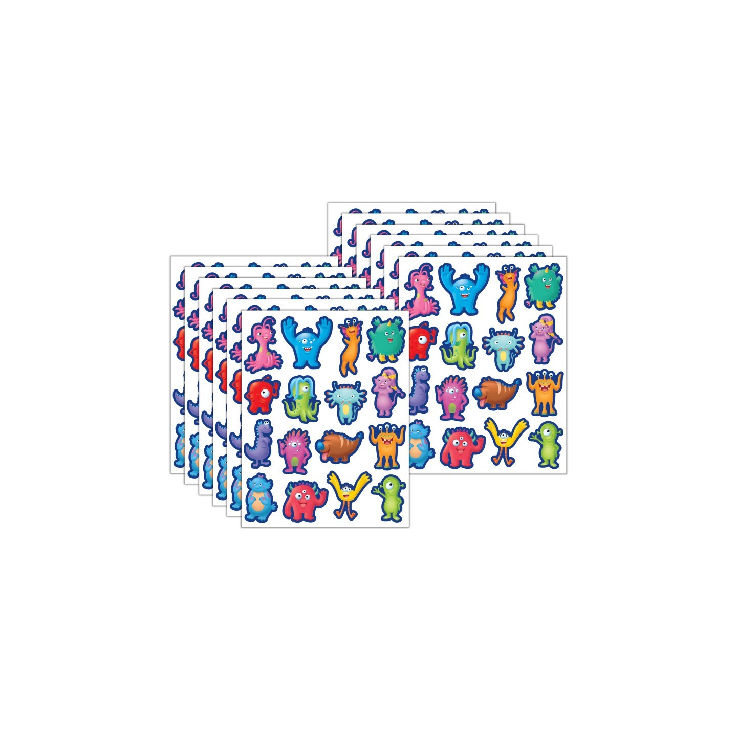 Teacher Created Resources® Monsters Stickers, 96 Per Pack, 12 Packs