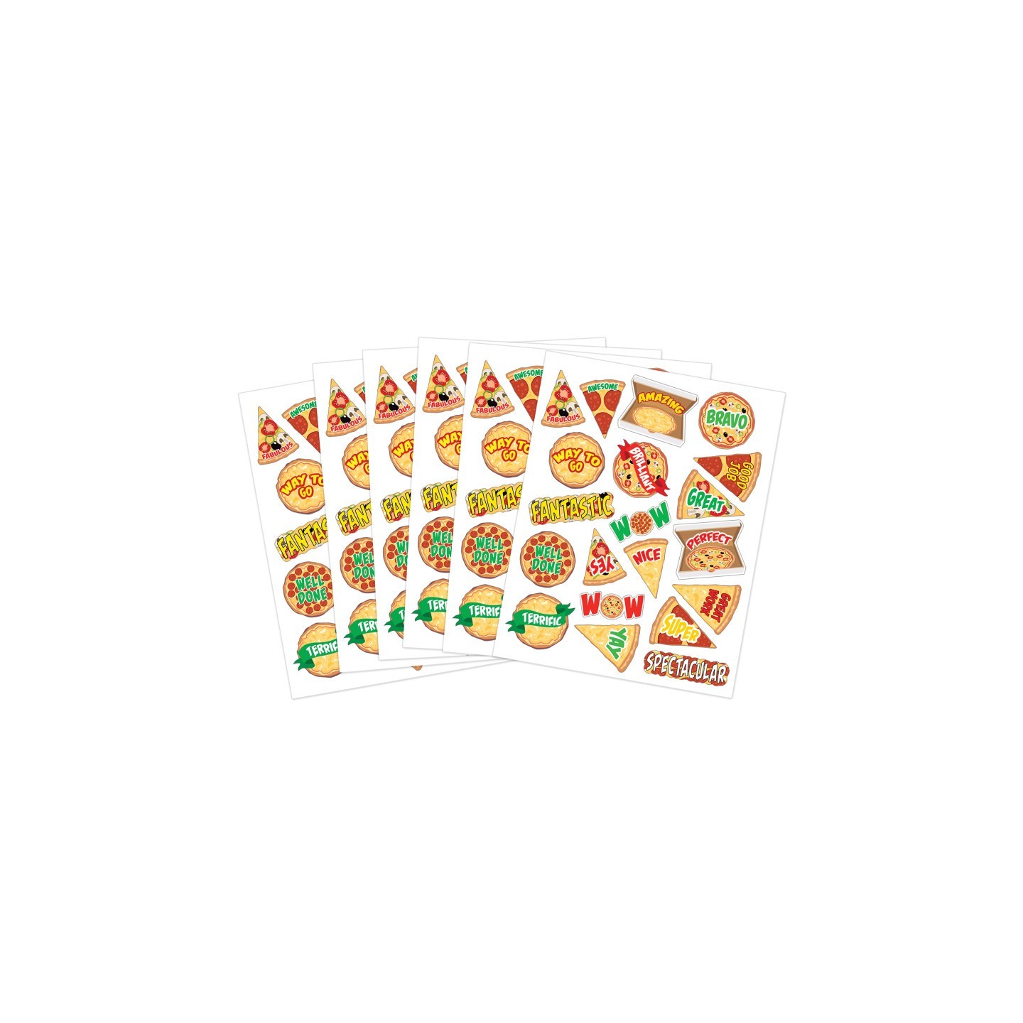 Teacher Created Resources® Pizza Stickers, Pack of 120