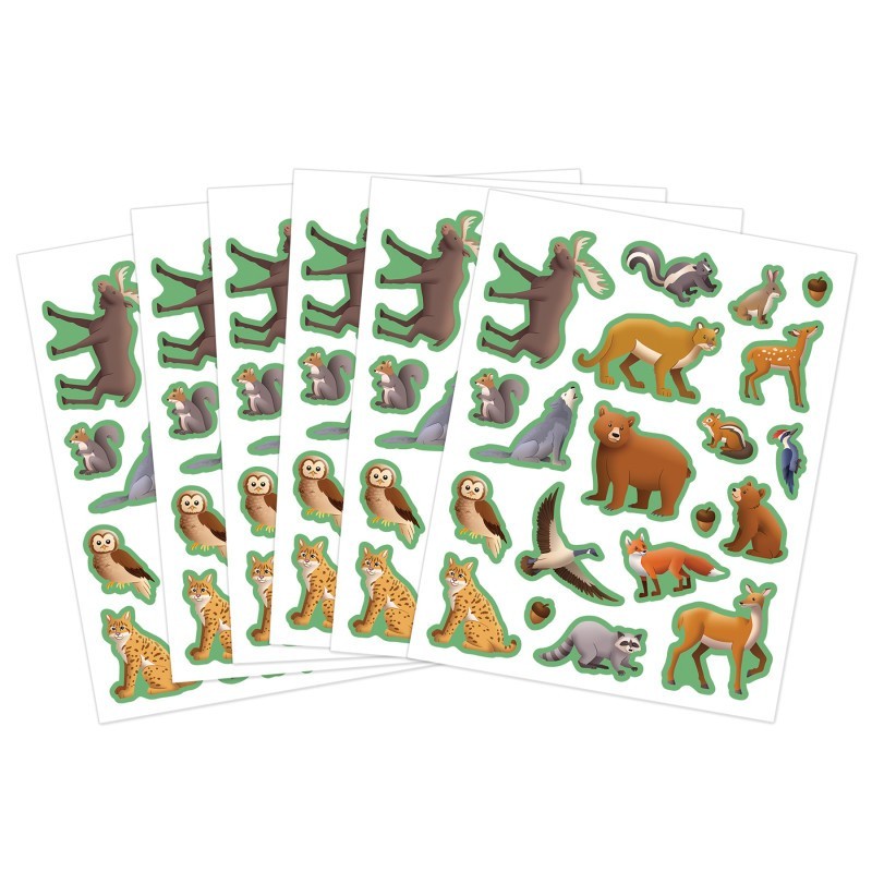 Teacher Created Resources® Woodland Animals Stickers, Pack of 120