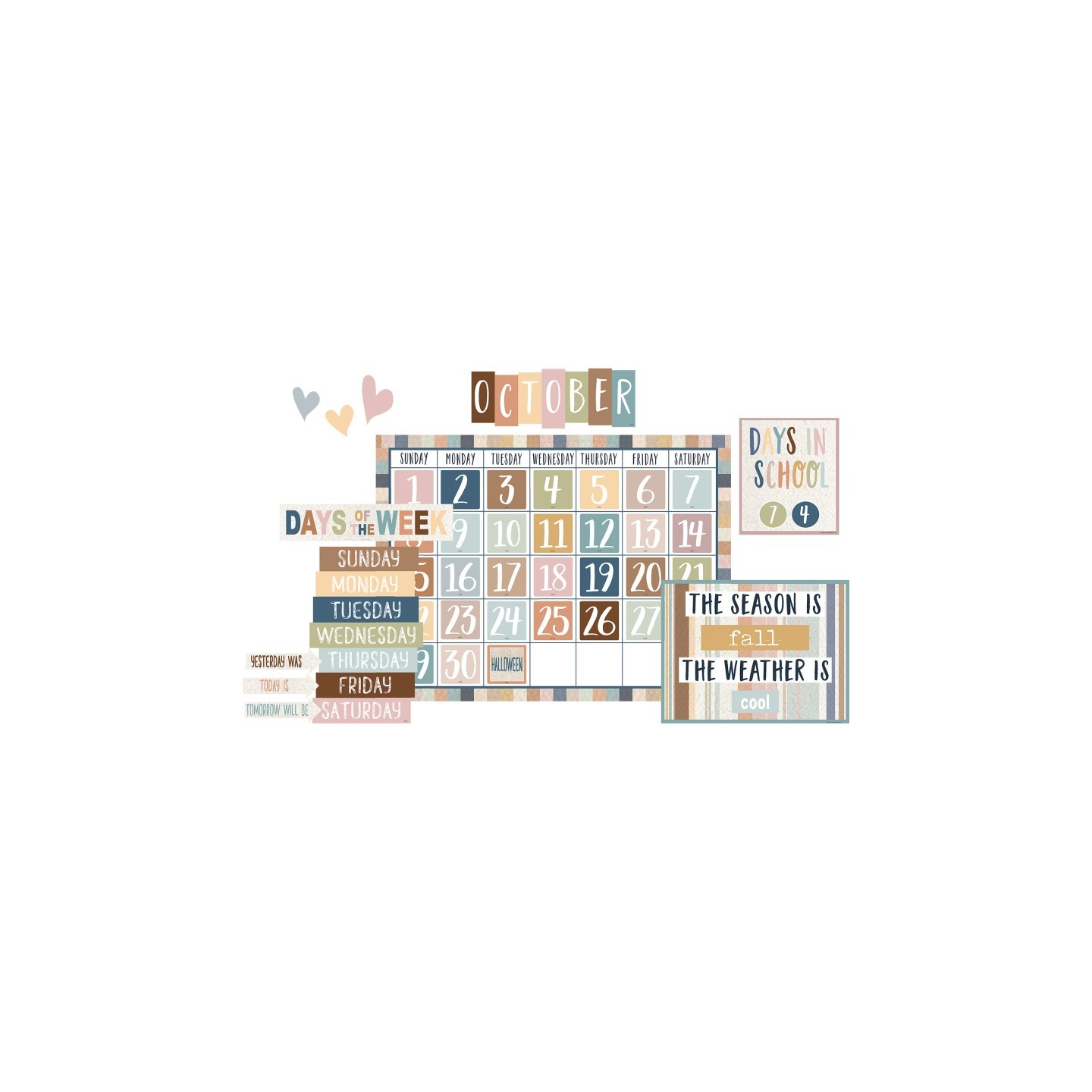 Teacher Created Resources® Everyone is Welcome Calendar Bulletin Board Set