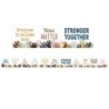 Teacher Created Resources® Everyone is Welcome Helping Hands Straight Border Trim, 35 Feet
