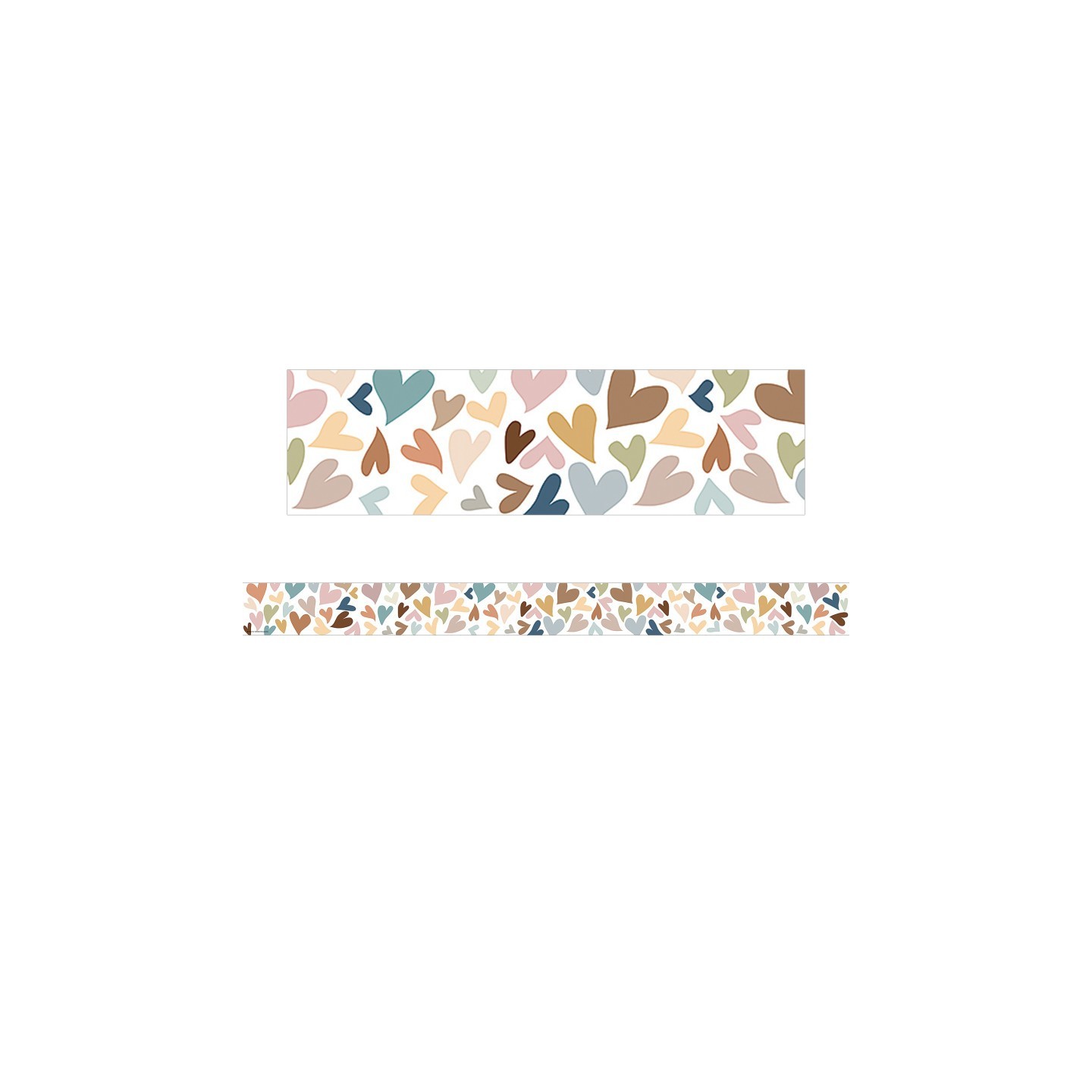 Teacher Created Resources® Everyone is Welcome Hearts Straight Border Trim, 35 Feet