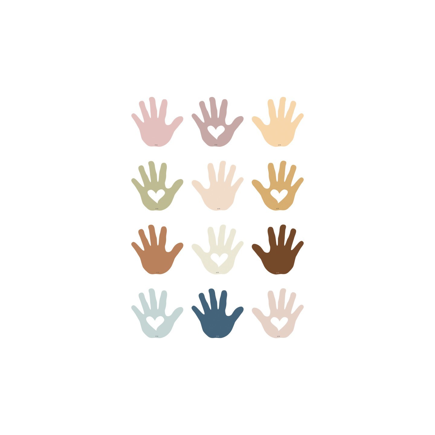 Teacher Created Resources® Everyone is Welcome Helping Hands Mini Accents, Pack of 36